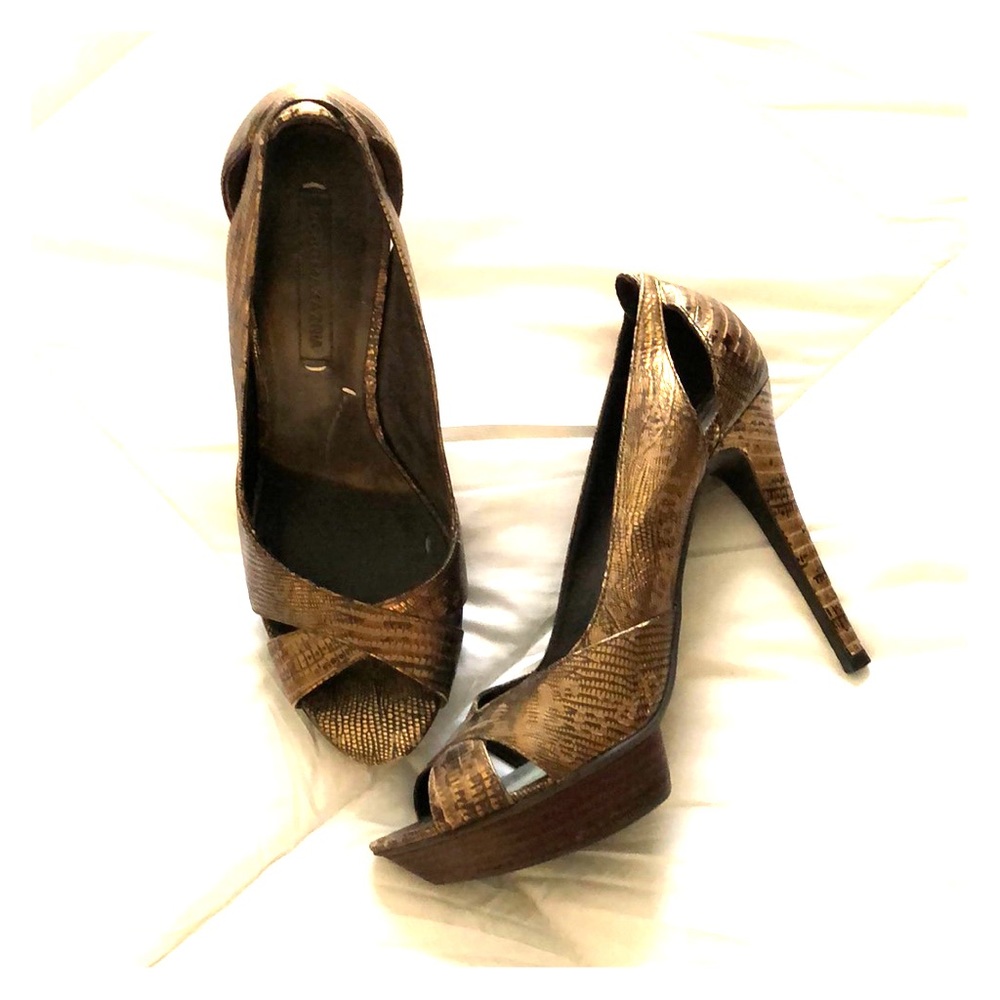 Bronze heels